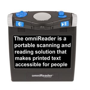 OmniReader front with text